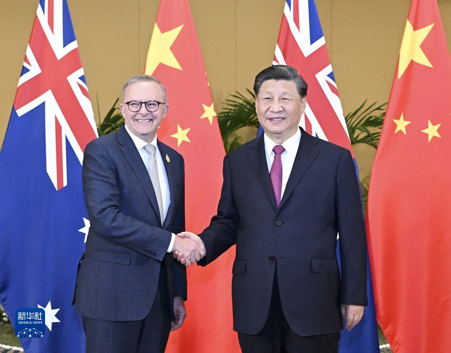 習近平国家主席がオーストラリアのアルバニージー首相と会談