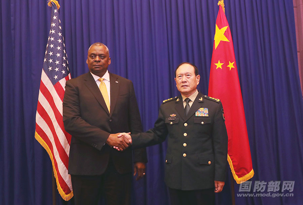 中米国防相会談 中国「米国は中国の核心的利益を尊重しなければならない」