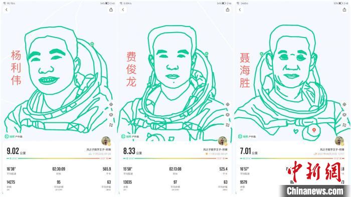耳が不自由な若者が19日間「走って描いた」宇宙の英雄16人　内蒙古