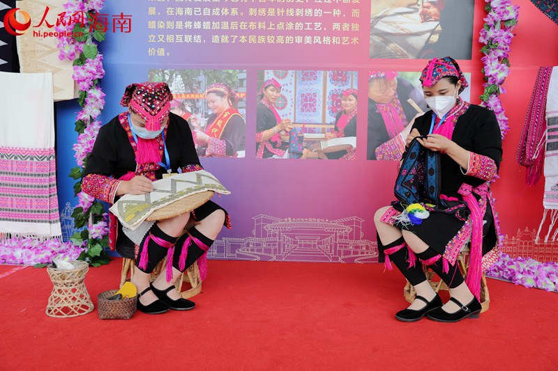 海南省のリー族やミャオ族の伝統文化がイベントで披露