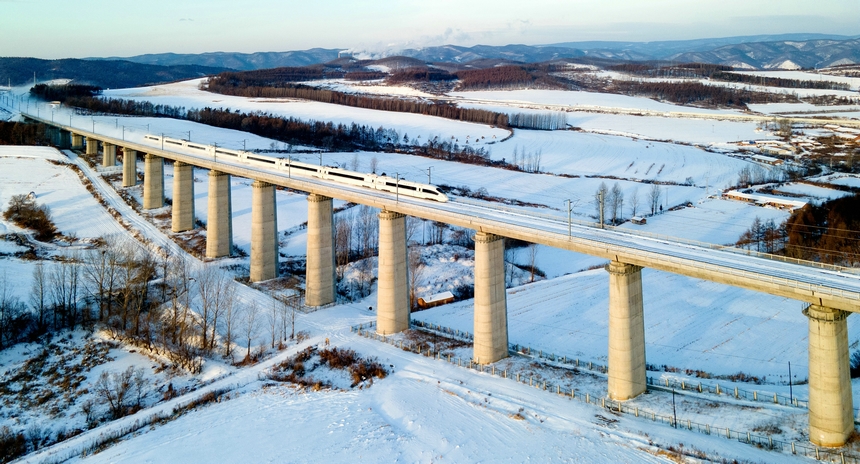 開通1周年を迎えた国内「最東端」の牡佳高速鉄道　黒竜江省