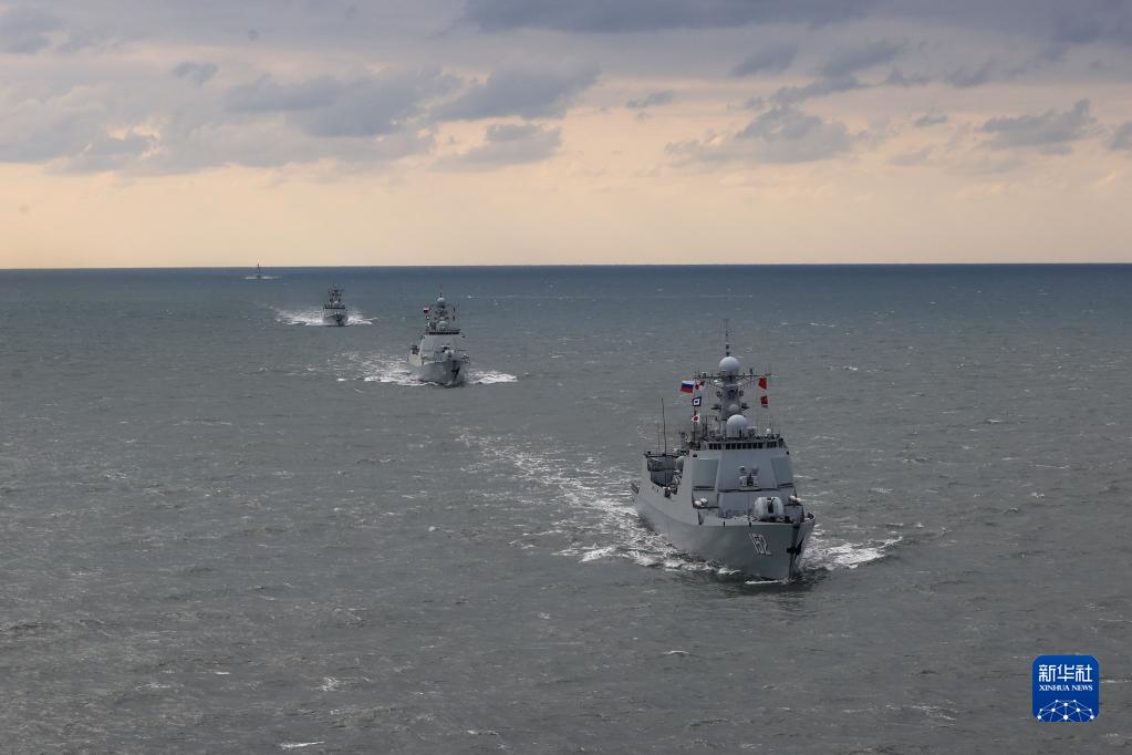 中露合同軍事演習「海上連合2022」が目標を達成して終了