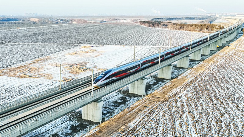 「復興号」寒冷地仕様スマート高速列車、初めて中国最北端の寒冷地を走行