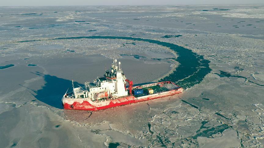 中国の大学初の砕氷船、渤海流氷エリアでの試験航行を無事終了