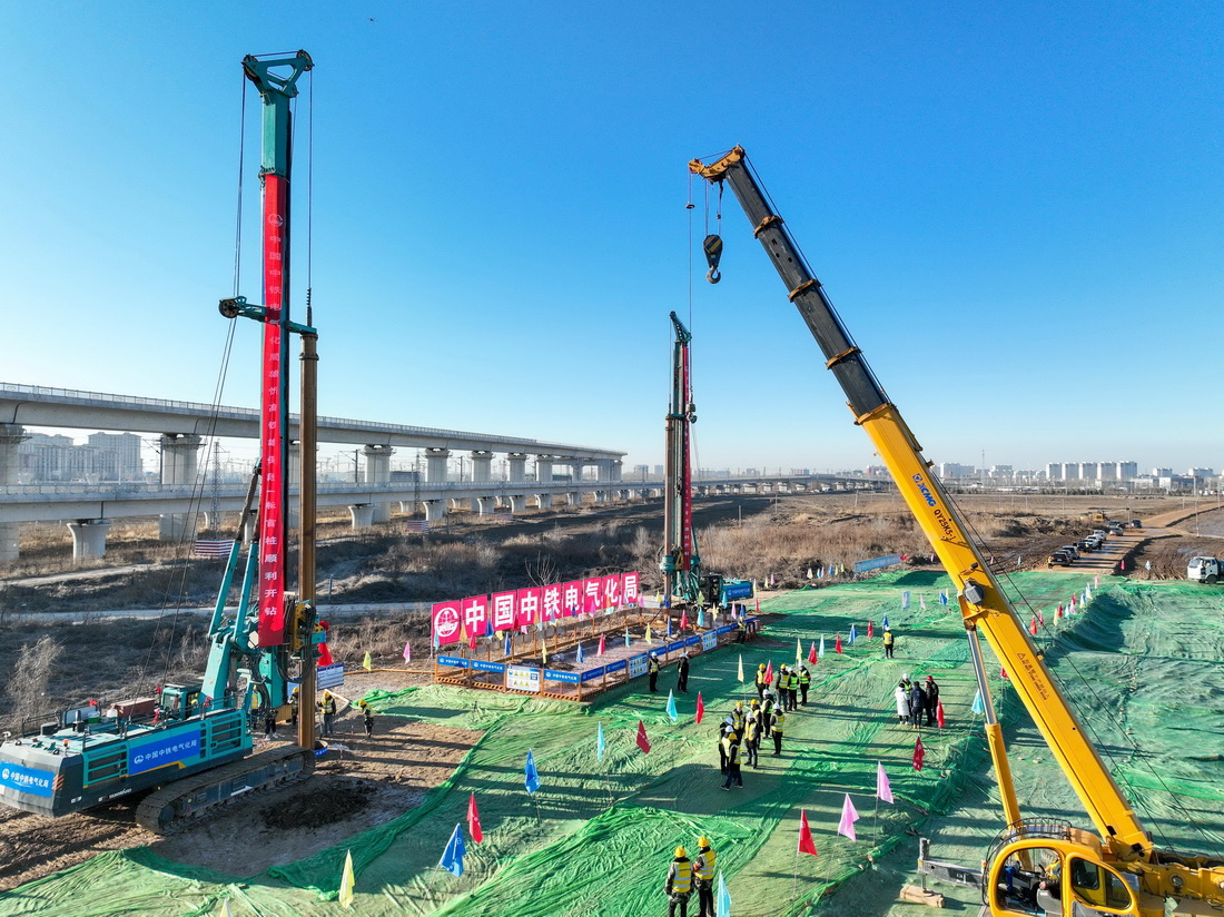 雄忻高速鉄道の雄保区間が主要施工段階に全面的に突入