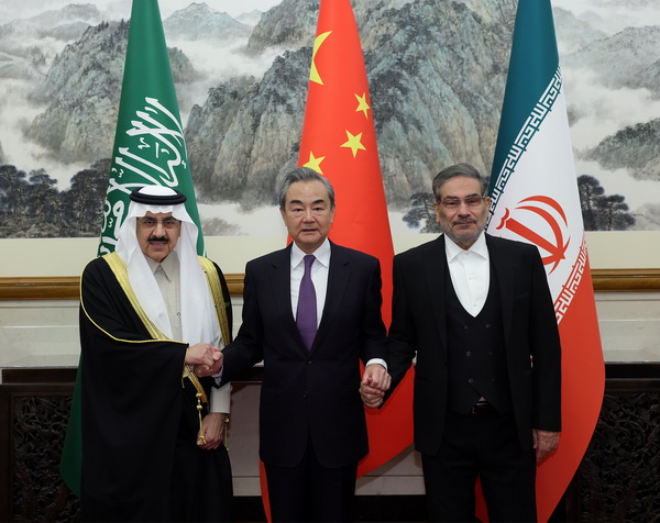 王毅氏「サウジアラビア・イラン北京協議は対話と平和の勝利」