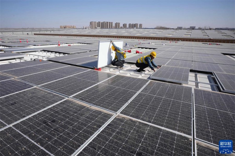 【音声ニュース】工場の屋上に太陽光発電パネルを設置し、低炭素発展をサポート