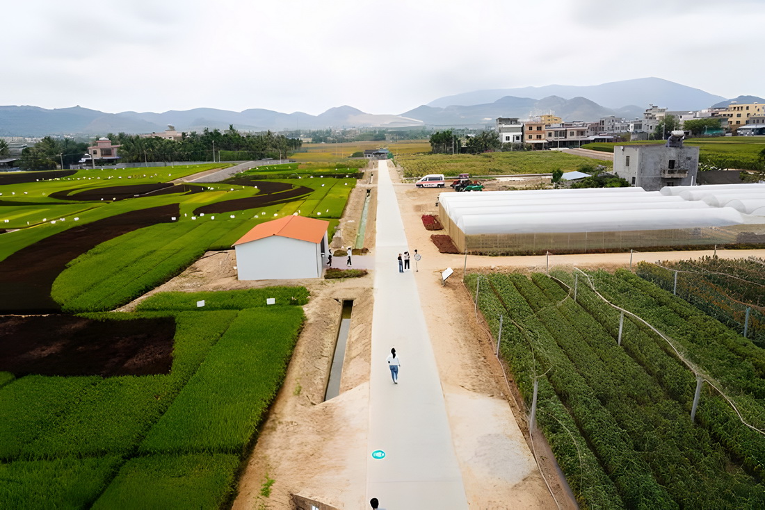 三亜市崖州区の国家現代農業産業園を訪ねて　海南省