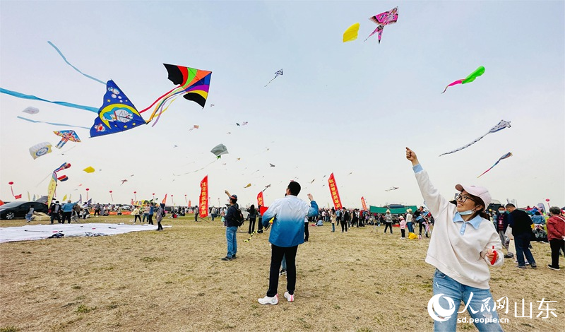 第40回「濰坊国際凧揚げ大会」が開幕　山東省