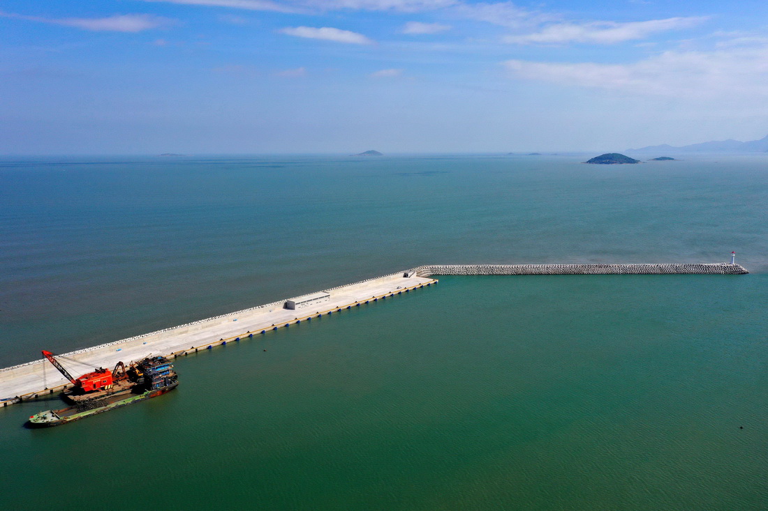中国の海洋掘削船用北部埠頭の運用がスタート　山東省