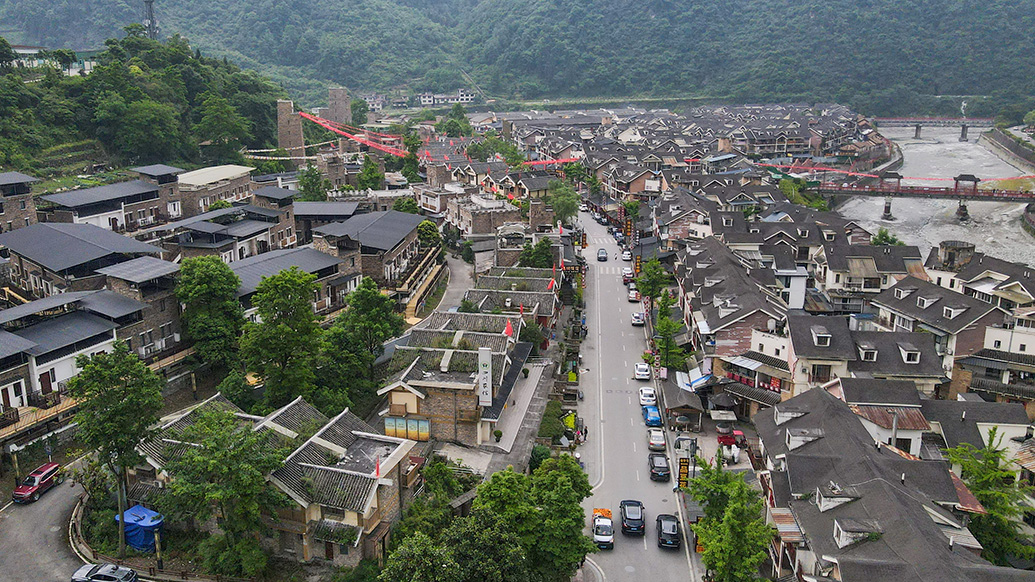 汶川地震から15年、見事に再建果たした映秀鎮　四川省