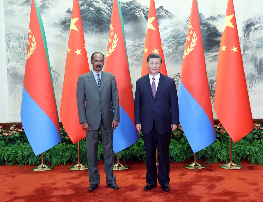 習近平国家主席「中国とエリトリアの戦略的パートナーシップを新たな段階へ押し上げていく」