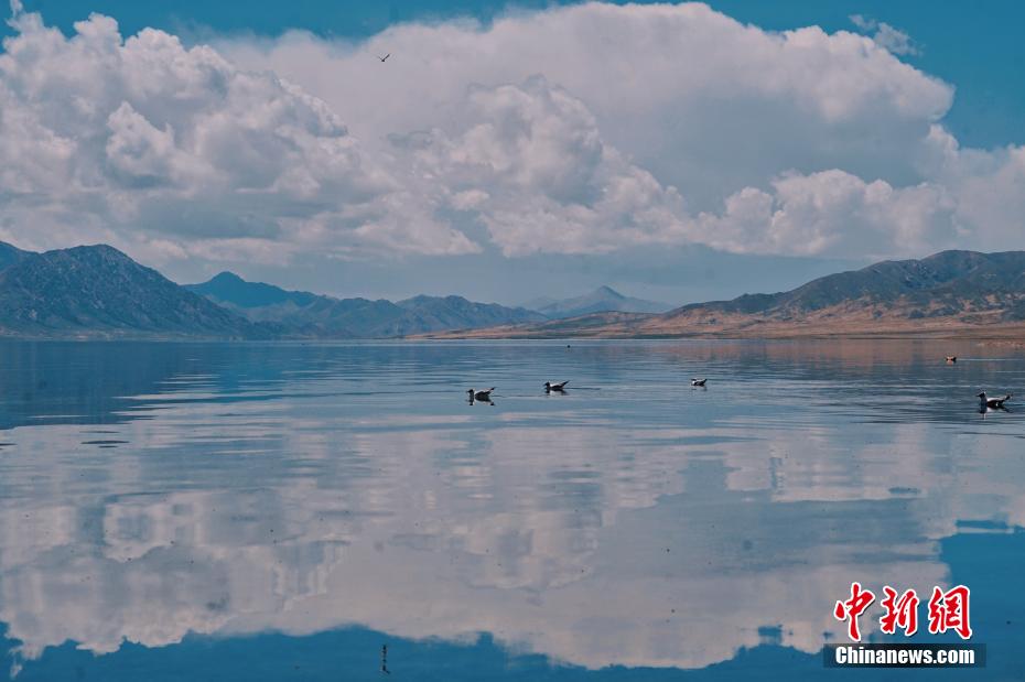 冬格措納湖の幻想的な夏景色　青海省