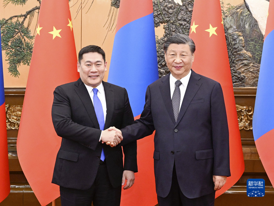 習近平国家主席「中国はモンゴルと砂漠化対策で協力の意向」