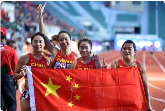 アジア陸上選手権　女子4×100メートルリレーで中国が優勝