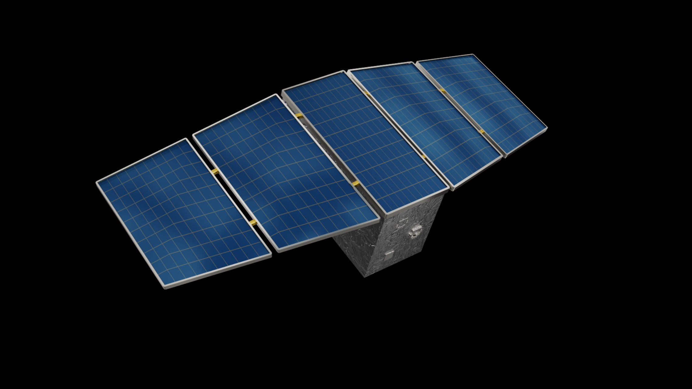 超低高度軌道通信・リモートセンシング一体型衛星ネットワークのイメージ図。