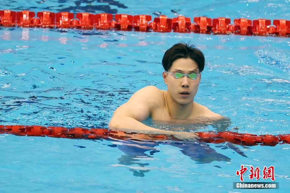 男子50メートル平泳ぎで中国の覃海洋選手が優勝　世界水泳選手権2023福岡大会