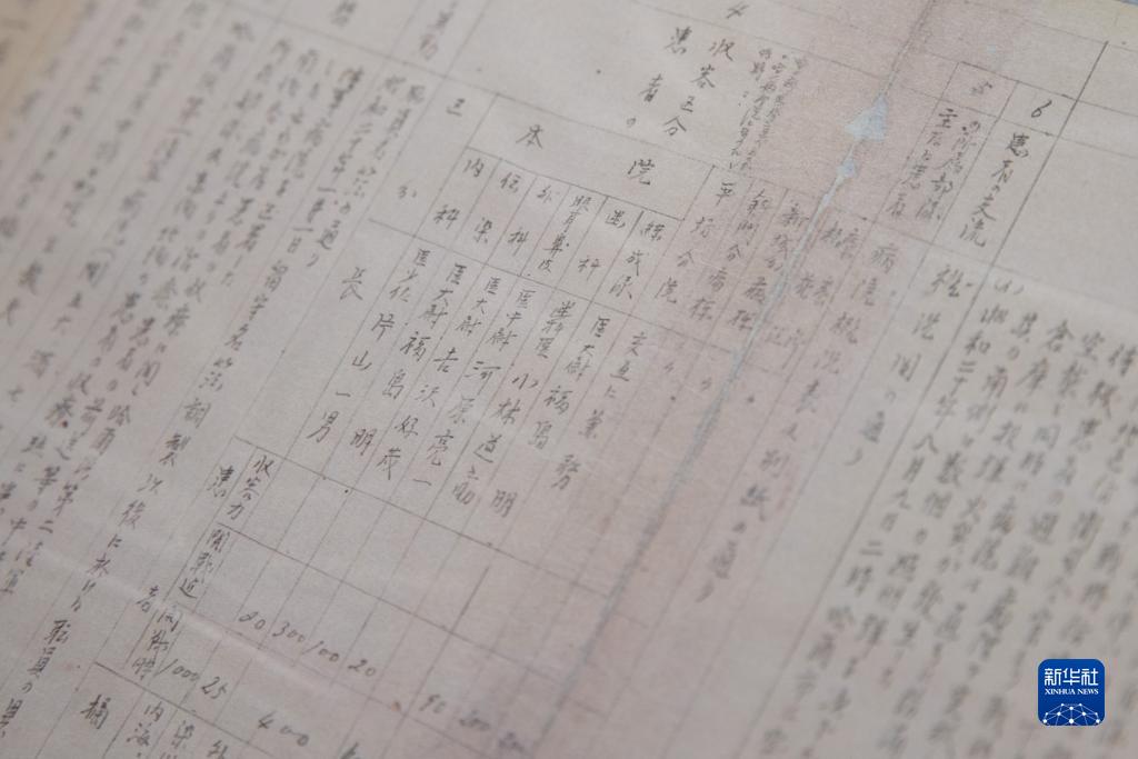 中国侵略日本軍731部隊犯罪協同機関の一次資料を初公開