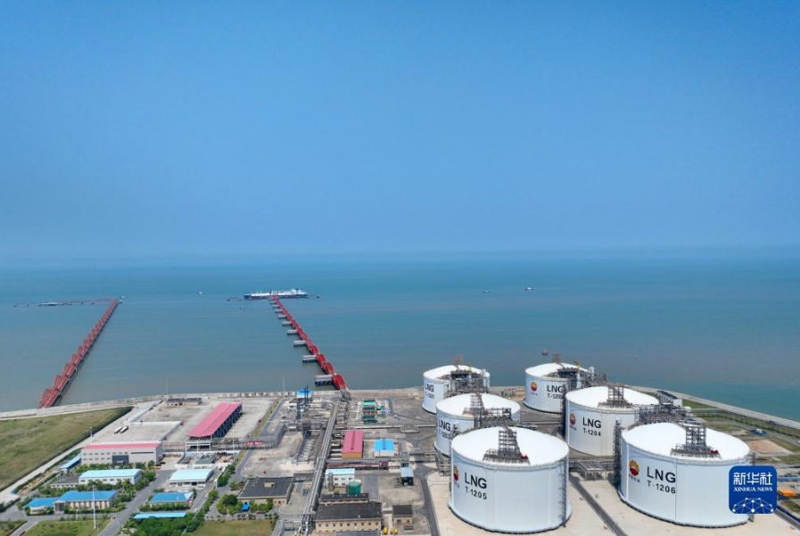 LNG輸入元の7割が「一帯一路」沿線国　江蘇省如東