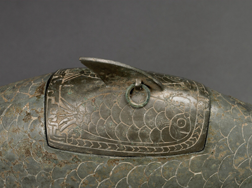 西周時代の鯉の形をした「尊」（宝鶏青銅器博物院所蔵）