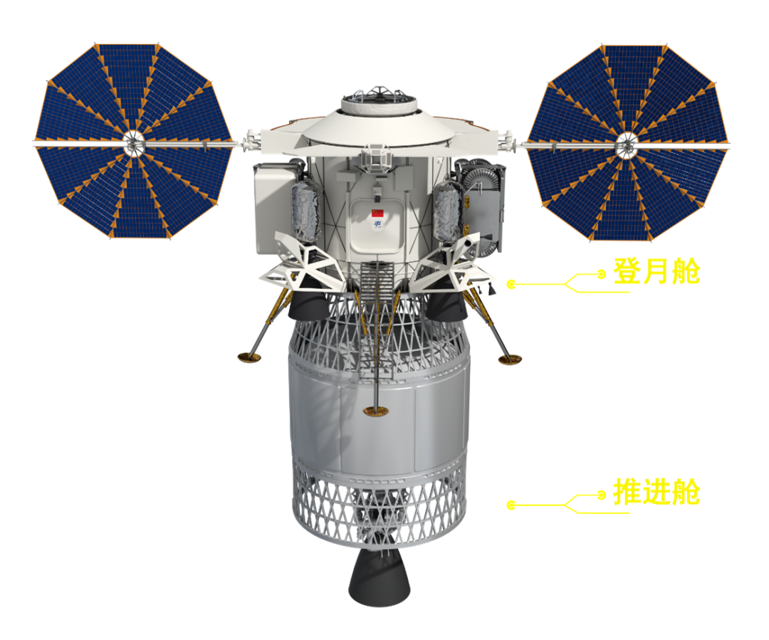 月面着陸機の原案（写真提供・中国有人宇宙事業弁公室）。
