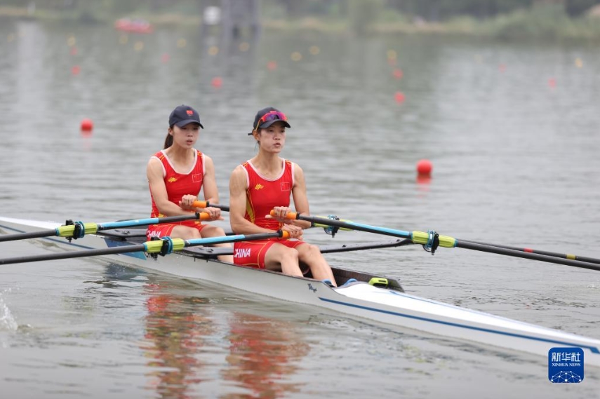 杭州アジア大会初の金メダル！　ボートの女子軽量級ダブルスカル