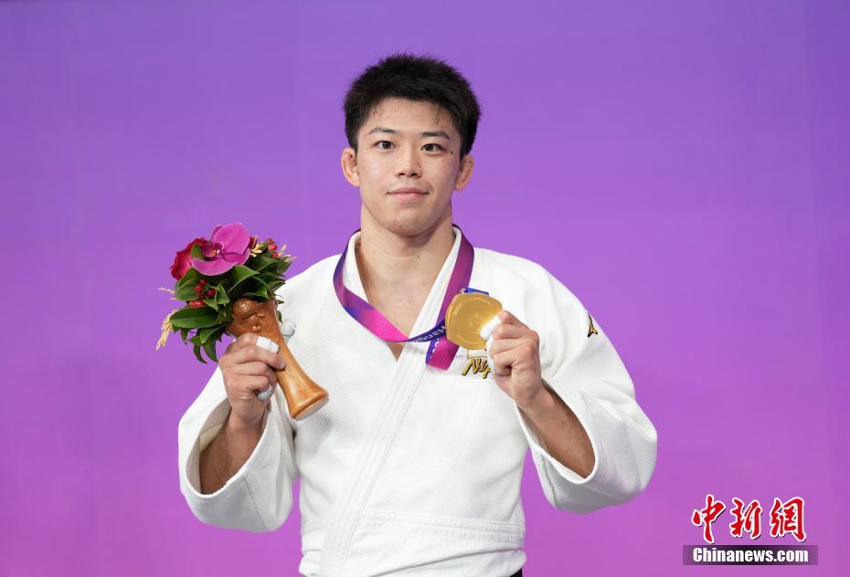 柔道男子66キロ級で日本の田中龍馬選手が金メダル　杭州アジア大会