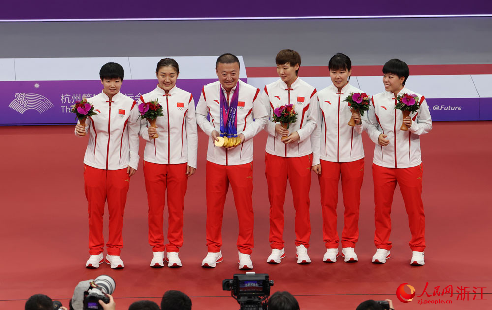 卓球女子団体で中国が日本を破り、アジア大会卓球女子団体の5連覇を達成