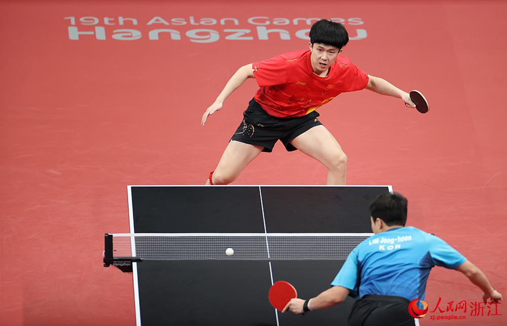 卓球男子団体で中国が金メダル　アジア大会卓球男子団体の8連覇を達成
