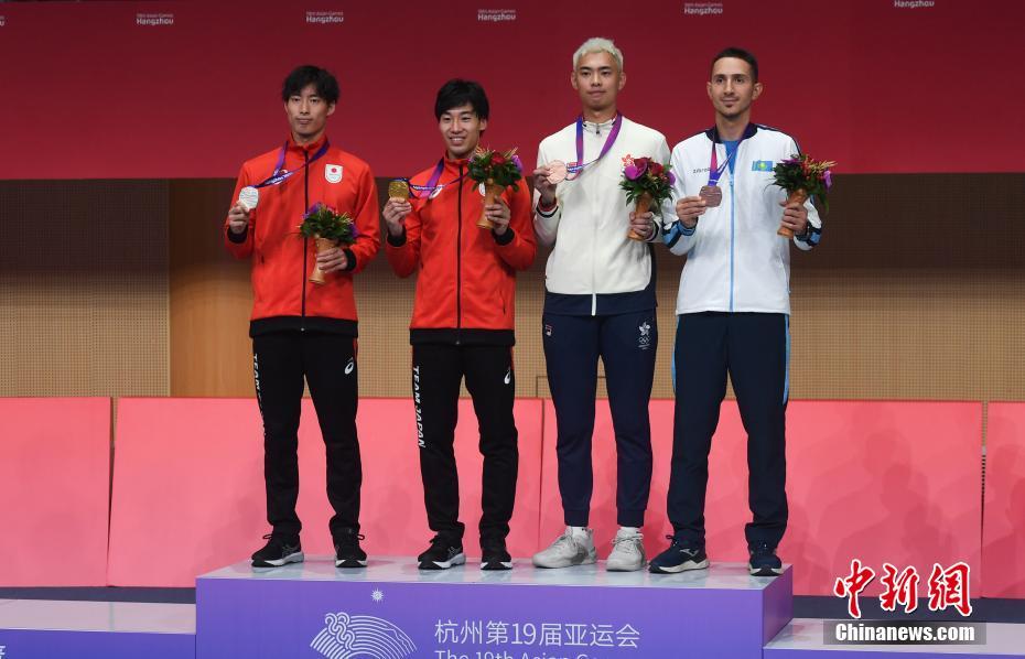 杭州アジア大会フェンシング男子エペ個人で日本の加納虹輝選手が金メダル