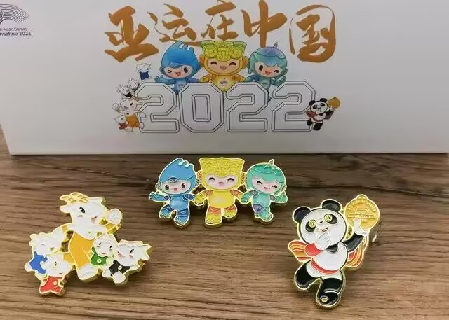 2023杭州アジア大会 オリンピックTBS ブーブ メディア ピンバッジ ピンズゲーム・おもちゃ・グッズ