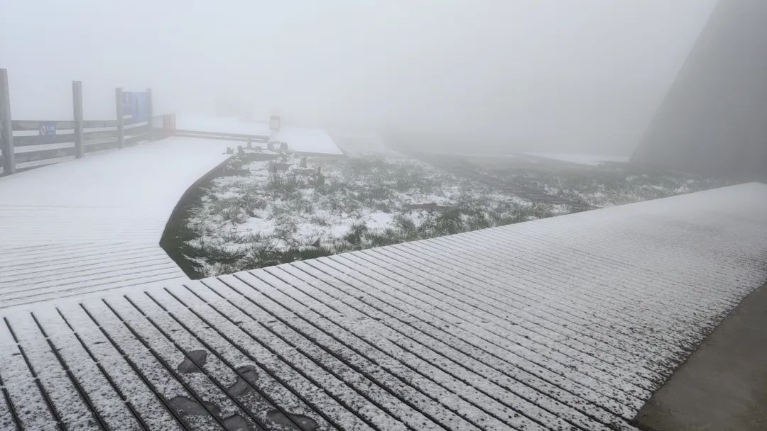 北京市延慶区に雪が降った！