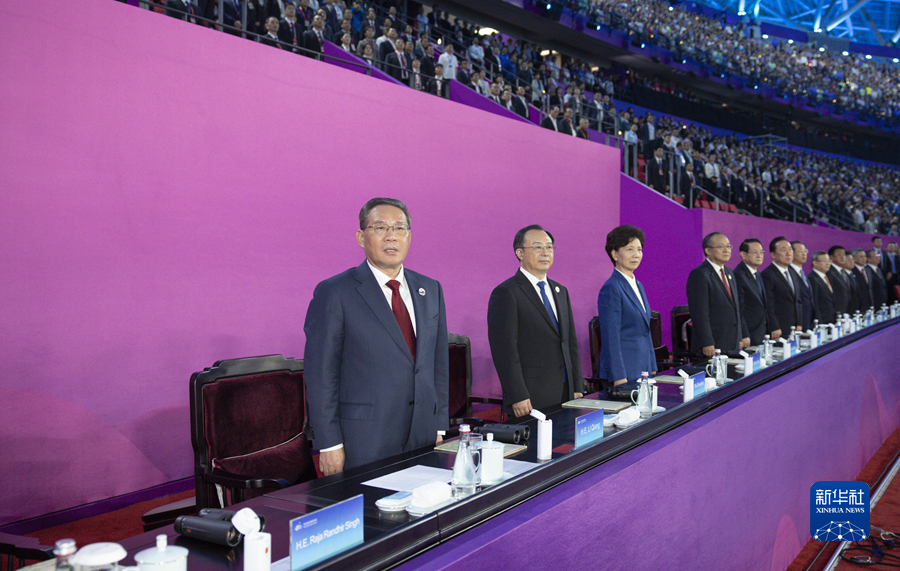 李強総理が杭州アジア大会の閉会式に出席