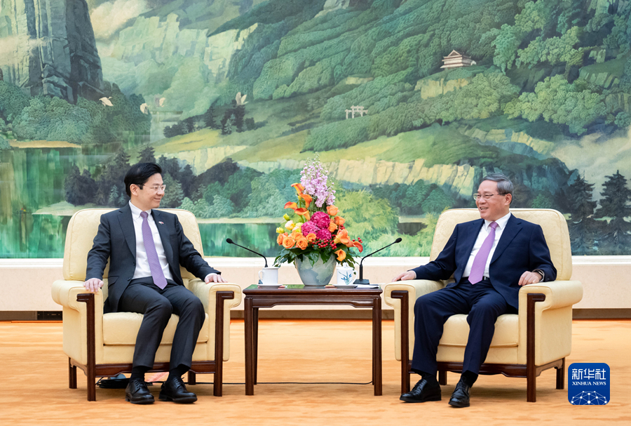 李強総理がシンガポールのウォン副首相兼財相と会談