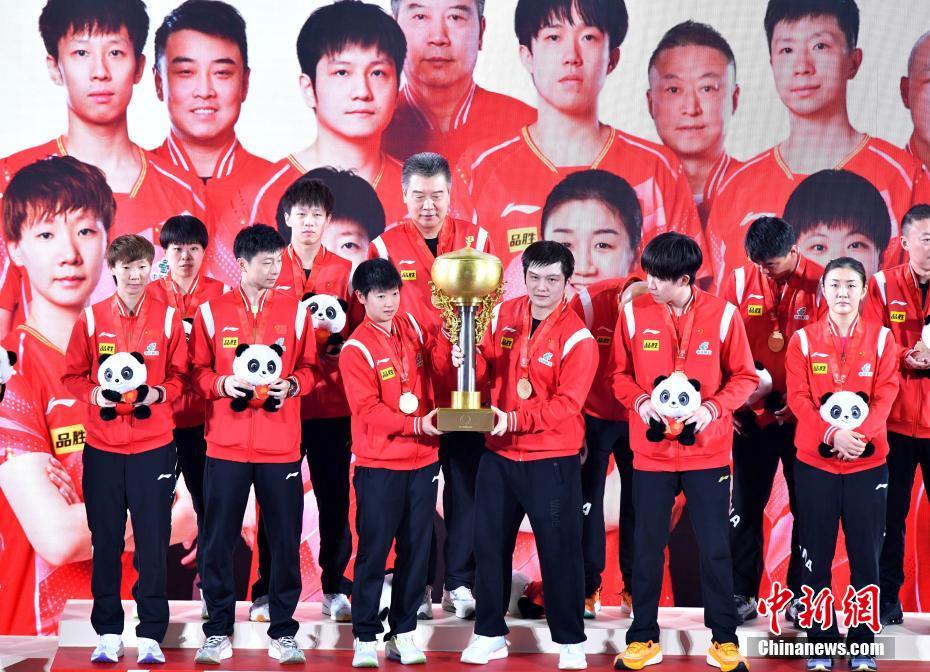 卓球混合団体W杯で中国が優勝　四川省成都