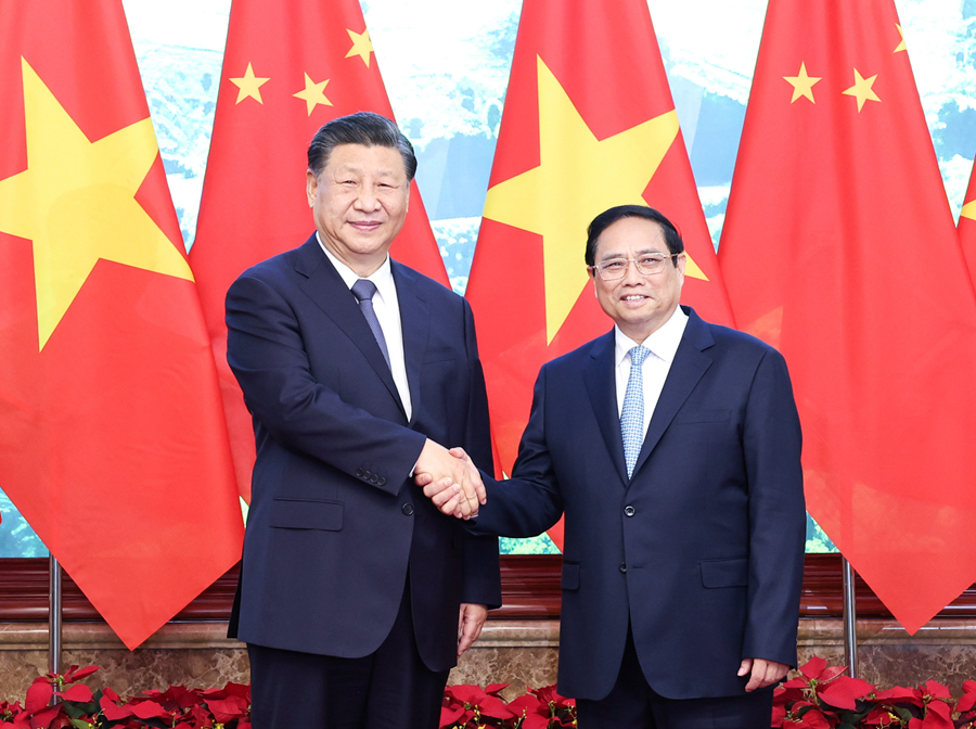 習近平国家主席、ベトナム首相と会談