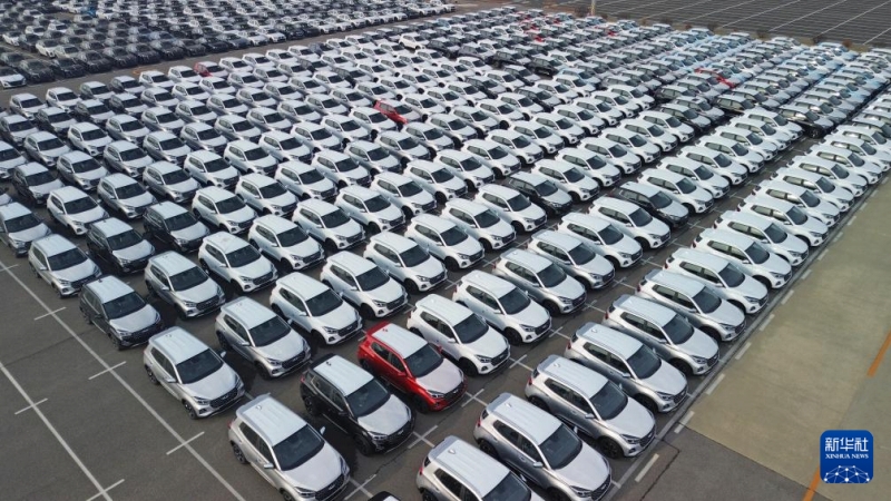 大連通関地から輸出された自動車台数は2023年に10万台を突破