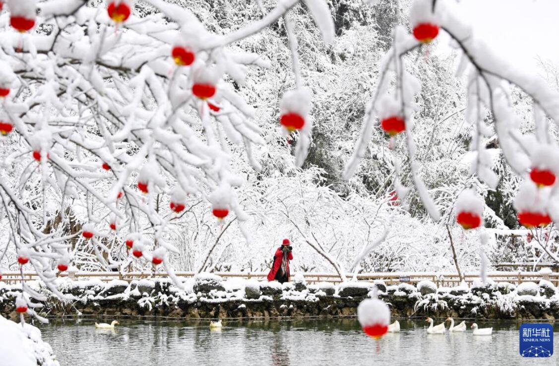 中国全土の各地で降雪