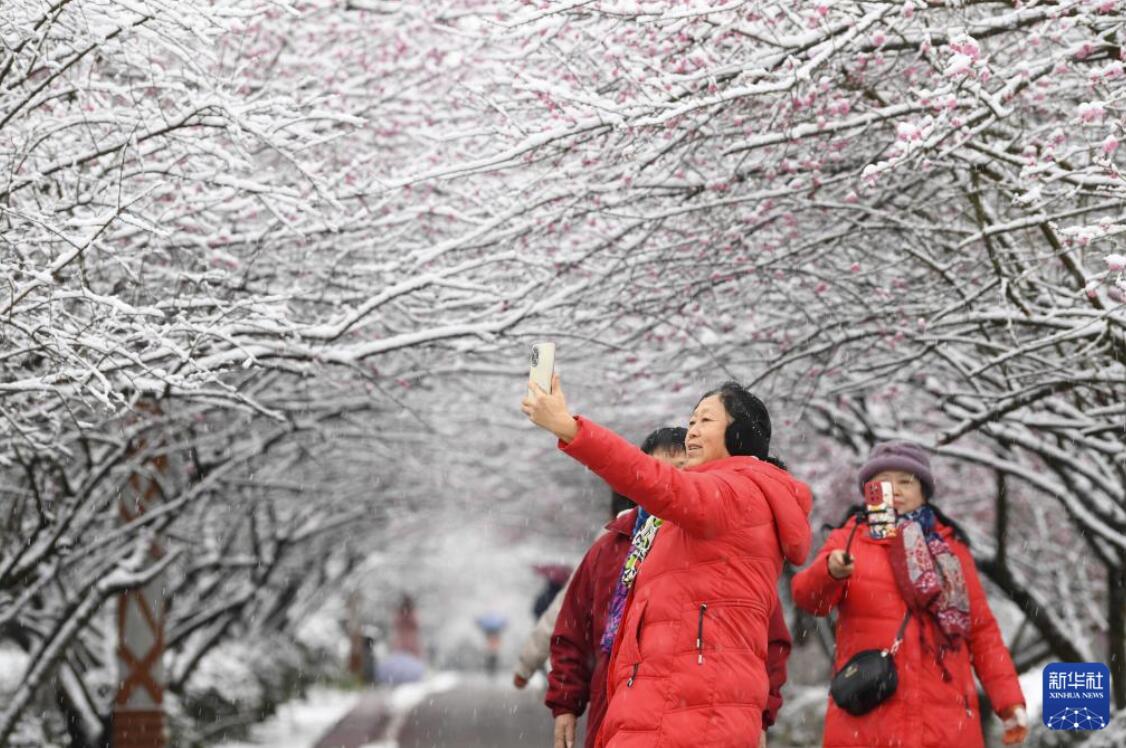 中国全土の各地で降雪