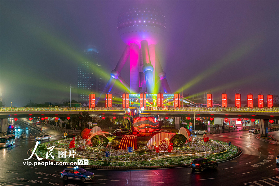 華やかな飾り付けを施し、春節を歓迎するイベントスタート　上海