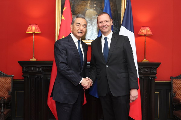 王毅氏「フランスと戦略的意思疎通の強化、団結・協力を望む」