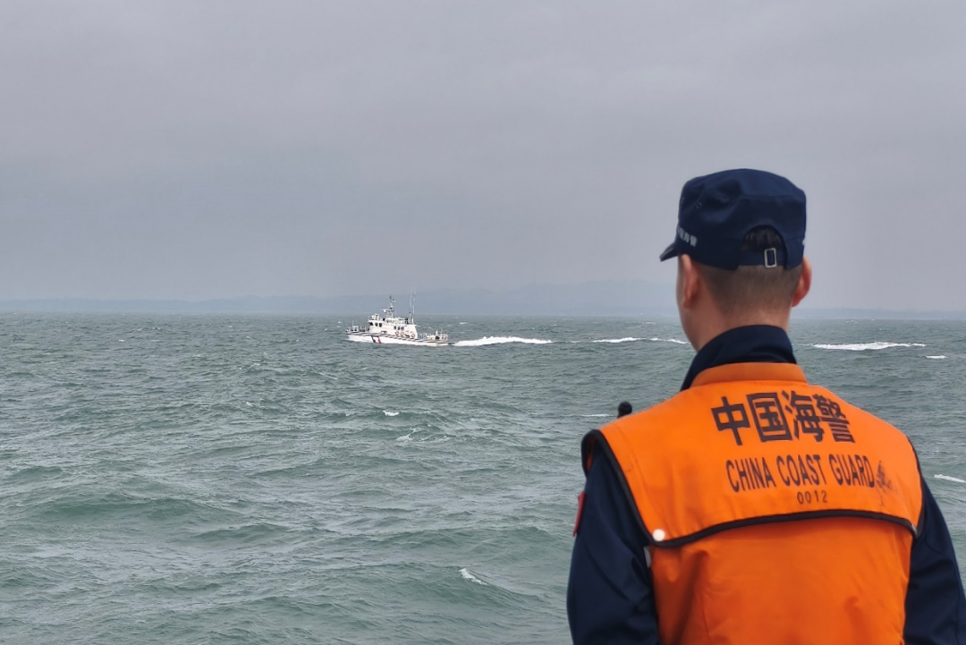 福建省海警局が金門島周辺海域で法執行巡視活動