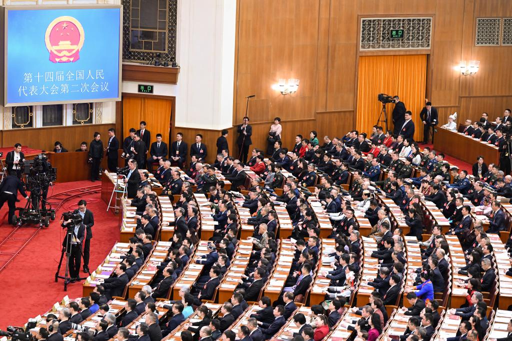 第14期全人代第2回会議が開幕、習近平氏ら党・国家指導者が出席