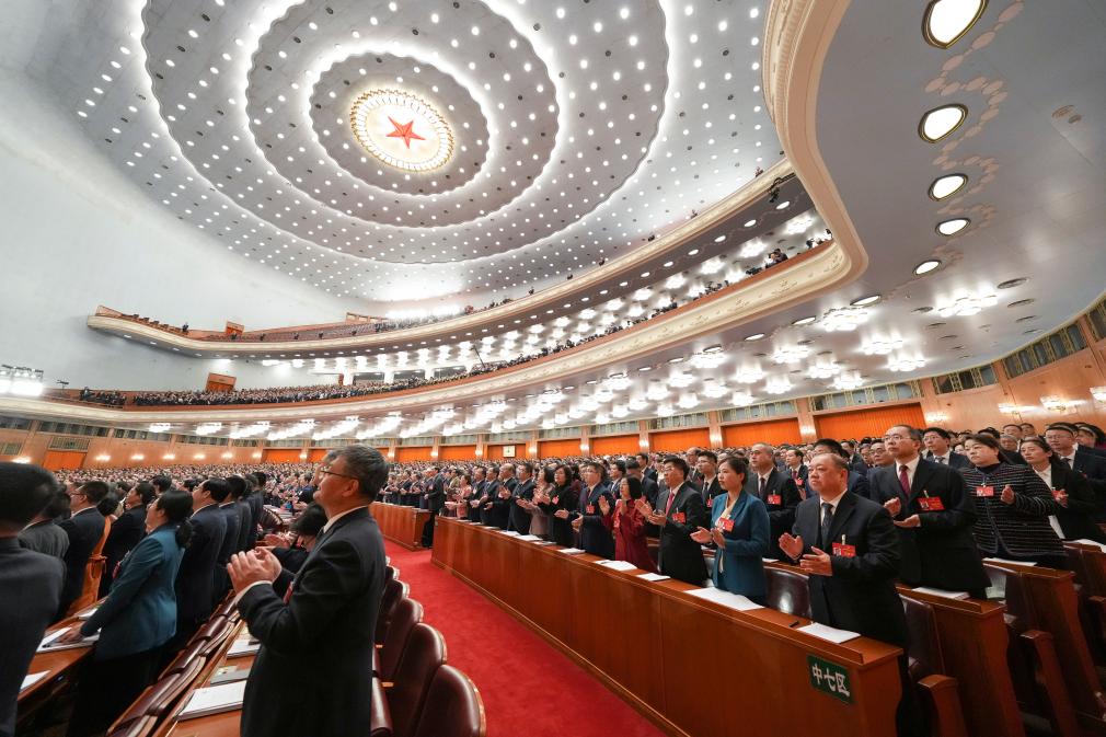 第14期全人代第2回会議が開幕、習近平氏ら党・国家指導者が出席