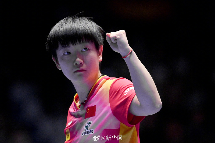 中国卓球女子の孫穎莎選手、2024年パリ五輪の注目すべき女性アスリートに