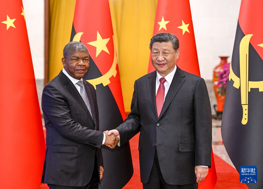 習近平国家主席がアンゴラのロウレンソ大統領と会談