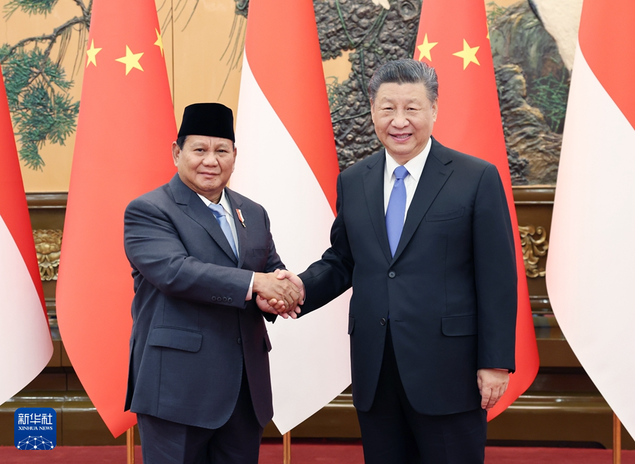 習近平国家主席、インドネシアのプラボウォ次期大統領と会談