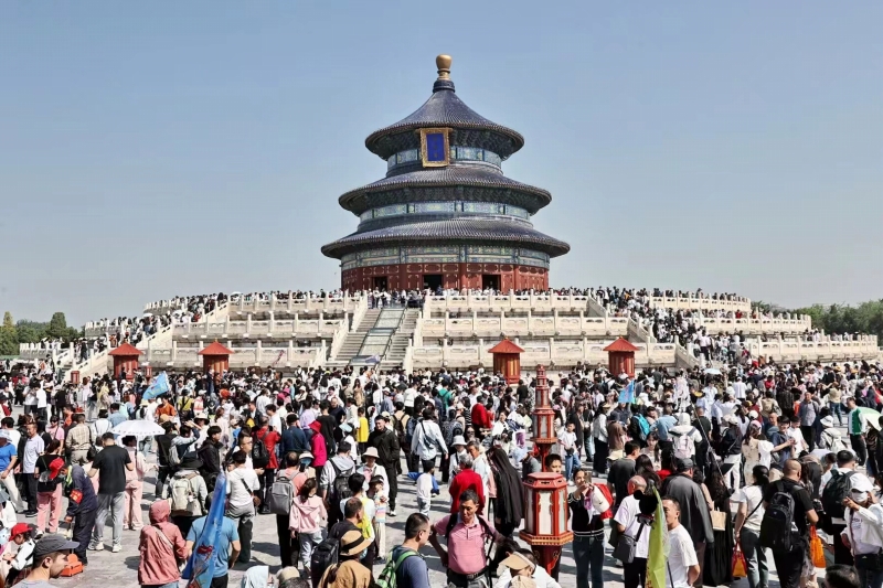 観光客327万人！　「メーデー」連休に北京市の公園で十年ぶりの新記録