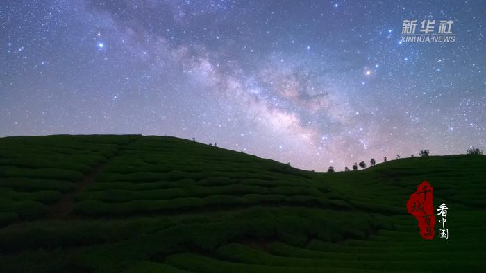 木耳山茶園でロマンチックな星空を眺めよう！　湖北省