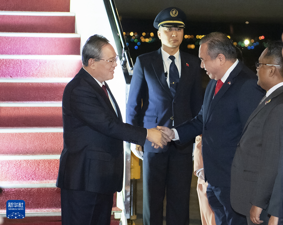李強総理がマレーシア公式訪問のためクアラルンプール到着